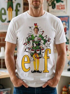 NWT | Zuni Sportswear Elf Movie Buddy Graphic T-Shirt | Holiday | Size M